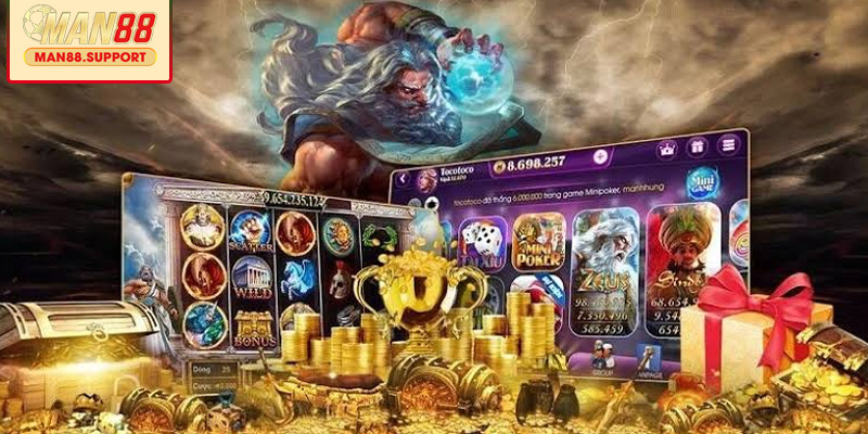 Các dòng game nổ hũ phổ biến hiện nay tại MAN88